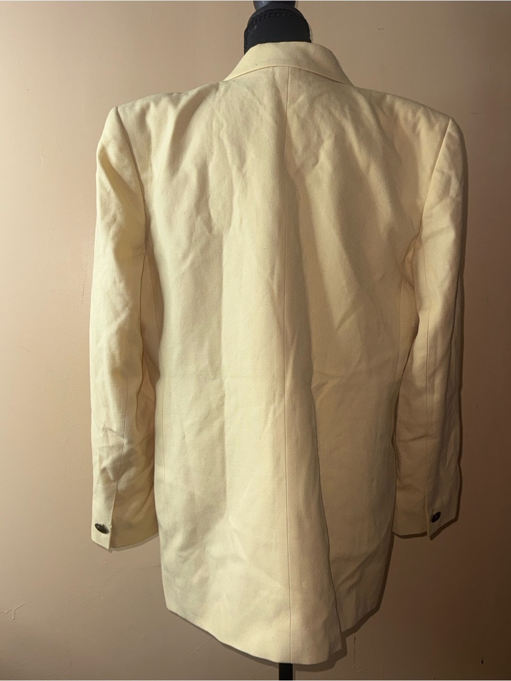 Talbots Cream Single-Button Blazer - Picture 2 of 2